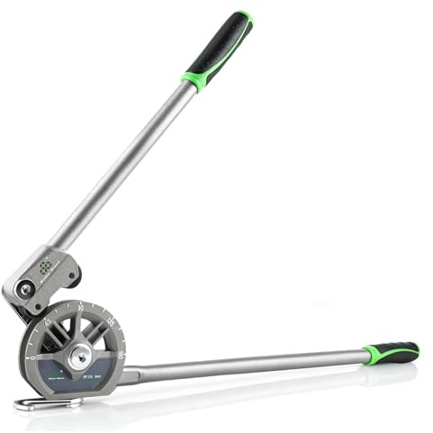 WISSCOOL 1,6 cm Rohrbieger Rohrbieger mit Rolle 0-180° | HVAC-Kupferbiegewerkzeug für Kupfer-, Aluminium-, Eisen-, Edelstahlrohre, Klimaanlage, Kühlung, Reparatur
