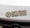 Auto Aufkleber | 100% Benzin Mein Auto braucht kein Stecker | Gegen Elektroauto Benziner Verbrenner Motor Decal Vinyl Sticker Shocker Spruch Sprüche Modern Geschenkidee Instagramm Namen (gold matt)