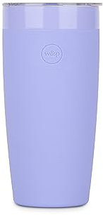 W&P Porter Insulated Tumbler 20 oz | No Metallic Aftertaste Ceramic Coated for Water, Coffee, & Tea | Wide Mouth Vacuum Insulated | Dishwasher Safe, Lavender