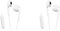 JVC HA-F17M-W-E In-Ear Earbuds Compact & Comfort with 1 Button Remote Control, Sweat Resistant (IPX2), 1.0 m Cable - White (Pack of 2)