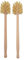 Bathroom Toilet Brush, Wood Toilet Brush 2PCS 14x3in Toilet Cleaning Brush Non Slip Long Handle Reusable Beechwood Toilet Brush for Bathroom
