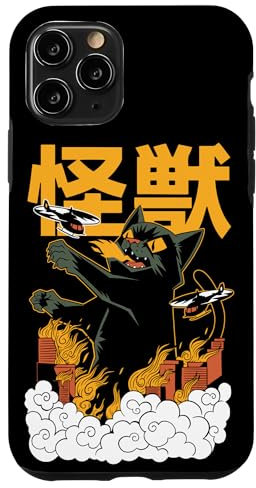 iPhone 11 Pro Kaiju Anime Cat Monster Case