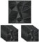 EUNEWR Lot de 15 panneaux muraux décoratifs 3D en PVC texturé motif diamant pour salon, chambre à coucher, salle de bain, décoration murale d'intérieur (noir)