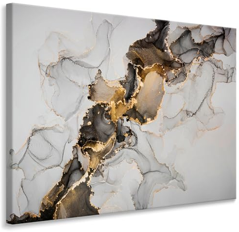 Muralo Wandbilder Abstraktion Aufhängefertig, Kunstdruck - 100x70 cm
