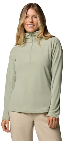 Columbia Glacial 4 1/2 Zip, Felpa In Pile Donna, Safari, XS