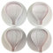 LAMDNL Lot de 4 emporte-pièces en forme de montgolfière - Ustensiles de cuisine - Cadeaux pour les amateurs de pâtisserie