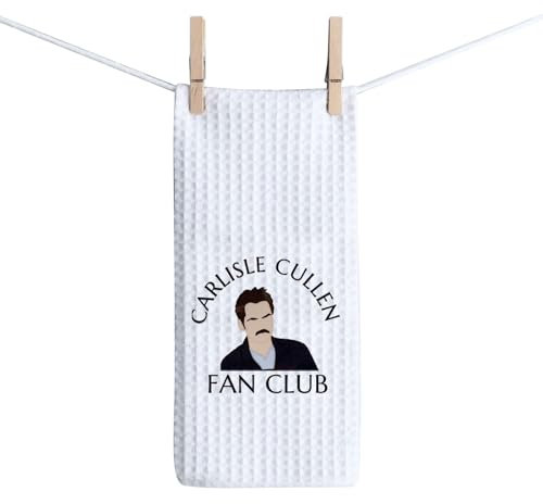 BAUNA Twilight Küchentuch Vampirfilme Geschirrtuch Charlie Fans Geschirrtuch Vampirliebhaber Geschenk Einweihungsgeschenk (Charlie Towel)