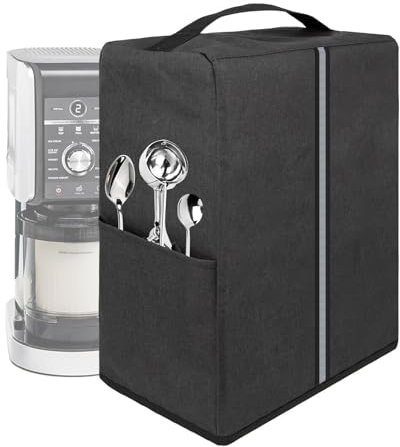 Staubschutzhülle für Ninja Creami NC501EU, NC301EU, Deckel für Eismaschine, wasserdichte Aufbewahrungstasche für Eismaschine, Zubehör Ninja Eismaschine, 43 x 30 x 23 cm