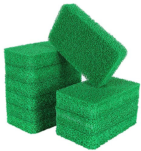 Namzi Paquete de 10 esponjas de silicona para limpiar platos, almohadilla de fregar sin olor, reutilizable, para utensilios de cocina, fregadero, baño, limpieza antiarañazos, color verde