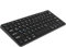 aMZCaSE QWERTZ Kabellose Bluetooth Tastatur für iPad, Kompatibel Mit iPad Pro 11/12.9, Air, Mini, iPhone, Windows, iOS, Android (Schwarz)