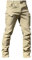 Jean De Travail Homme Treillis Militaire Cargo Pantalon Ete Elastique Beige M
