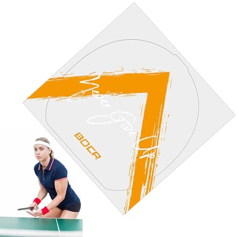 lanliflying Tischtennis-Klebefolie | Gummischutz klebrige Folie Blätter | Staubdichte, antistatische, transparente klebrige Gummi-Schutzfolie Abdeckung für Tischtennisschläger