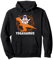 Lustiges Yoga-T-Shirt. Yogasaurus T Rex Trex Yoga Spaceman Pullover Hoodie