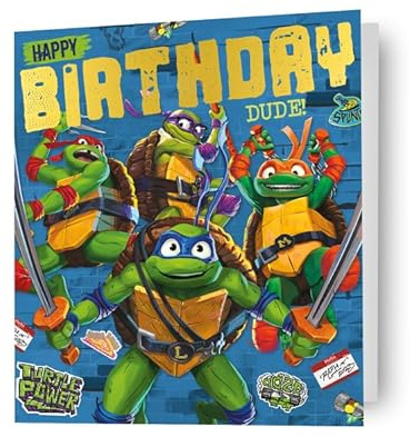 Danilo Promotions LTD Teenage Mutant Ninja Turtles Generic Geburtstagskarte