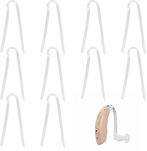 Hearing Aid Tubes,10 PCS Hearing Aid Tubes NHS,Hearing Aid Tubes Replacement NHS,Hearing Aid Tubing Replacement for Phonak Hearing Aid Tubes,Hearing Aid Tubes for Most Hearing Aids Tubes(3.6 * 2.0mm)