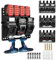 Hksod Support mural pour batteries et chargeurs Bosch Professional 18 V, support de batterie de qualité supérieure pour Bosch avec accessoires de montage de qualité supérieure – En fer de qualité