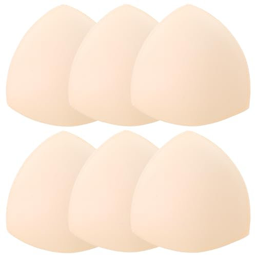 HaiFafafaing 6pcs Removable Bra Pads Inserts Women's Sports Sew In Bra Cups Insert For Bikini Top Swimsuit Breast Enhancers Padded Replacement