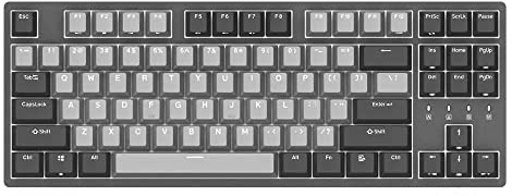 Tastiera meccanica da gioco con switch Cherry MX marrone/rosso/blu e tasti in PBT, per PC e gamer dattilografi