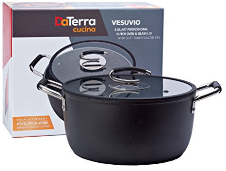 DaTerra Cucina Vesuvio 8 Quart Antihaft Dutch Oven