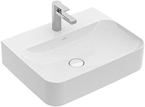 Villeroy & Boch Finion Waschtisch weiss 60 cm x 47 cm Ceramicplus Ohne Überlauf