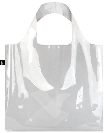 LOQI TRANSPARENT Einkaufs- Reise-Henkeltasche, Transparent