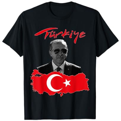 Recep Tayyip Erdogan Türkiye Flagge T-Shirt