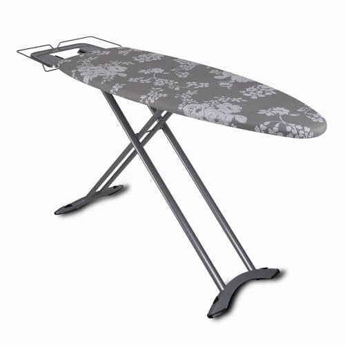 Table à repasser pliable 2en1 WILD en acier 130x47 H90cm avec repose fer et repose centrale vapeur