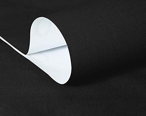 10 m x 60 cm Tapeten einfarbig Uni Pastellfarben schwarz 3000-S Art. 3110 selbstklebend Verschiedene Trendfarben Tapete Folie abwischbar Dekoreinfarbig