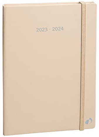 Plan Note 15 Pastel Kaffee: Terminkalender. Schreibtischformat
