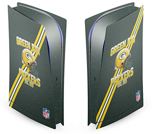 Head Case Designs Officially Licensed NFL Green Bay Packers Team 1 Vinyl Faceplate Sticker Gaming Skin Decal Cover Compatible With Sony PlayStation 5 PS5 Digital Edition Console
