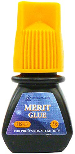 Wimpernkleber Wimpernverlängerung Kleber für Volumenwimpern Merit HS-17 5g