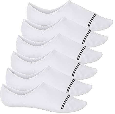 Footstar Damen und Herren Füßlinge No Show Footies mit Anti-Slip - Sneak it!