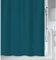 Spirella Anti-Schimmel Duschvorhang - Anti-Bakteriell, waschbar, wasserdicht - Polyester, „Primo “ 180x180cm Petrol, Blau