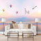 FRTMWallpaper Fototapete 3D Effekt Sonnenuntergang Meer Vögel 200X100Cm Wandtattoo Wandaufkleber Tapete Fototapete 3D Effekt Wandbild Wandtapete Hauptdekorationen Für Wohnzimmer Schlafzimmer