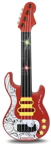 Electronic Rock Guitar, Rouge avec Motifs