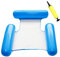 Bseical Luftmatratze Pool,luftmatratze Wasser 4-in-1pool Spielzeug Aufblasbarer Sessel Wasserhängematte Pool Zubehör Spaß Schwimminsel Pool Spielzeug Erwachsene Schwimmmatratze (I)