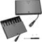VooGenzek 2 Pieces 12V AA Battery Holder Plastic Battery Storage Box, with ON/Off Switch + USB Female Socket