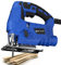 800W 230V Electric Jigsaw, 6 Speeds, Laser Guide, LED Light, Electric Saw to Cut Wood Wood Cutter Jigsaw, Quick Tool Free Blade Change, 100mm Wood Cutting, 10mm Steel Cutting, 30mm Plastic Cutting