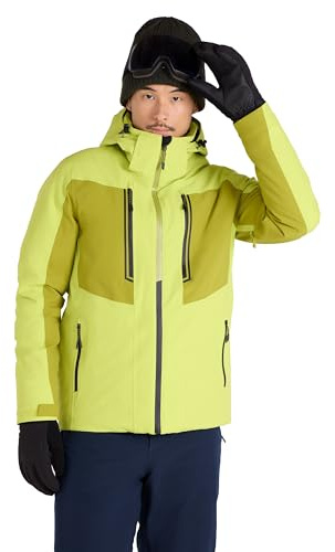 Mountain Warehouse Phase Extreme Mens Ski Jacket - Waterproof & Breathable Coat with Detachable Hood & Thermal Tested -35°C - For Winter Skiing, Winter Sports, Outdoors