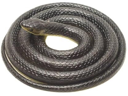 Cerioll Realistische Schlange Spielzeug, Kinderspielzeug Schlange Modell Simulation Reptil Riesenpython, 1 Stück 123 cm Lange weiche Gummi-Schlange für Witz, Garten Requisiten, Halloween-Party