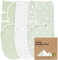 KeaBabies 3-Pack Bio Swaddle Schlafsack Baby - Pucksack Baby 0-3 monate für Neugeborene, Weich und Gemütlich Pucktuch Säuglinge fur Mädchen, Jungen, Babyschlafsack Neugeborene,Atmungsaktiv(Bunnies)