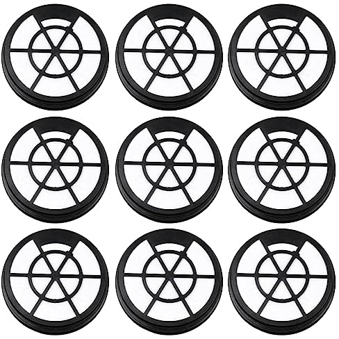 9 filtri di Scarico HG07375, Filtro di Ricambio Compatibile con ricambi per aspirapolvere per Silvercrest SBZBK 850 A1