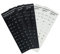 6 Pcs Sticker Clavier Azerty Français, Autocollant Clavier Azerty Français(3 Noirs et 3 Blancs)