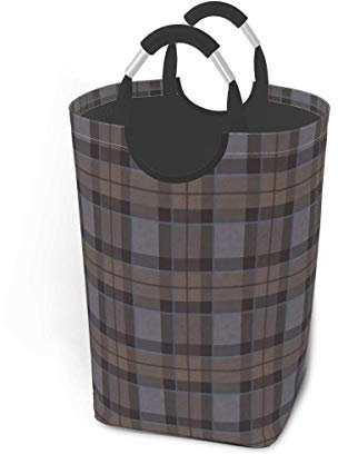Fraser Hunting Tartan Plaid Outlander Wäschekorb, zusammenklappbarer Wäschekorb, großer Aufbewahrungsbehälter, langlebiger Kleidersack mit Griffen, 50 l