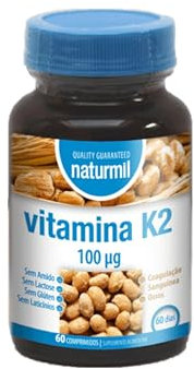 Dietmed NATURMIL Vitamina K2-60 Comprimidos - Apoyo Óseo y Cardiovascular