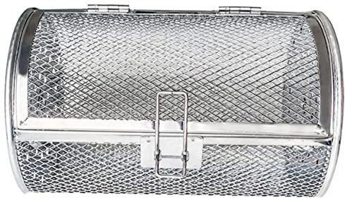 OFFSCH tostador nueces asador horno asador titular la jaula barbacoa stainless steel accesorios cocinita freidora asador parrilla rotativa cesta patatas fritas espiral