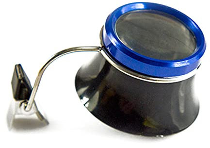Lupe zum Anstecken, tragbare Lupe, Schmuck, Brille für Uhrmacher, Schmuck, Uhren, Repai-Uhren