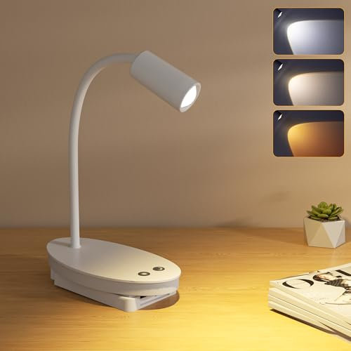 Mexllex Liseuse Murale, Lampe Col de Cygne Flexible,Liseuse de Chevet avec Interrupteur, Port de Charge USB, Liseuse de Lit Pivotante à 360° avec Prise et Câble pour Chambre, 2700-5700K, Blanc