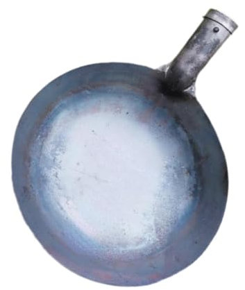 AWHAO Cuillère à fumier pour Drainage des égouts, cuillère à Fuite, louche à Eau Robuste, cuillère à Boue, louche en métal, Fosse septique, Outil réservoir, Diamètre 23cm