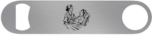 'Nurse & Patient' Bar Blade Bottle Opener (BR00017958)